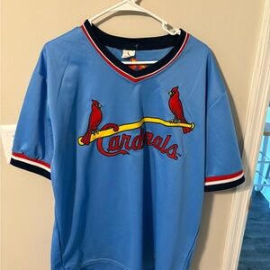 Blue Cardinals shirt